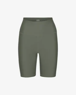 Active Bike Shorts - Dusty Olive