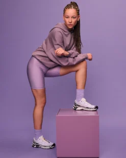 Active Bike Shorts - Pearly Purple