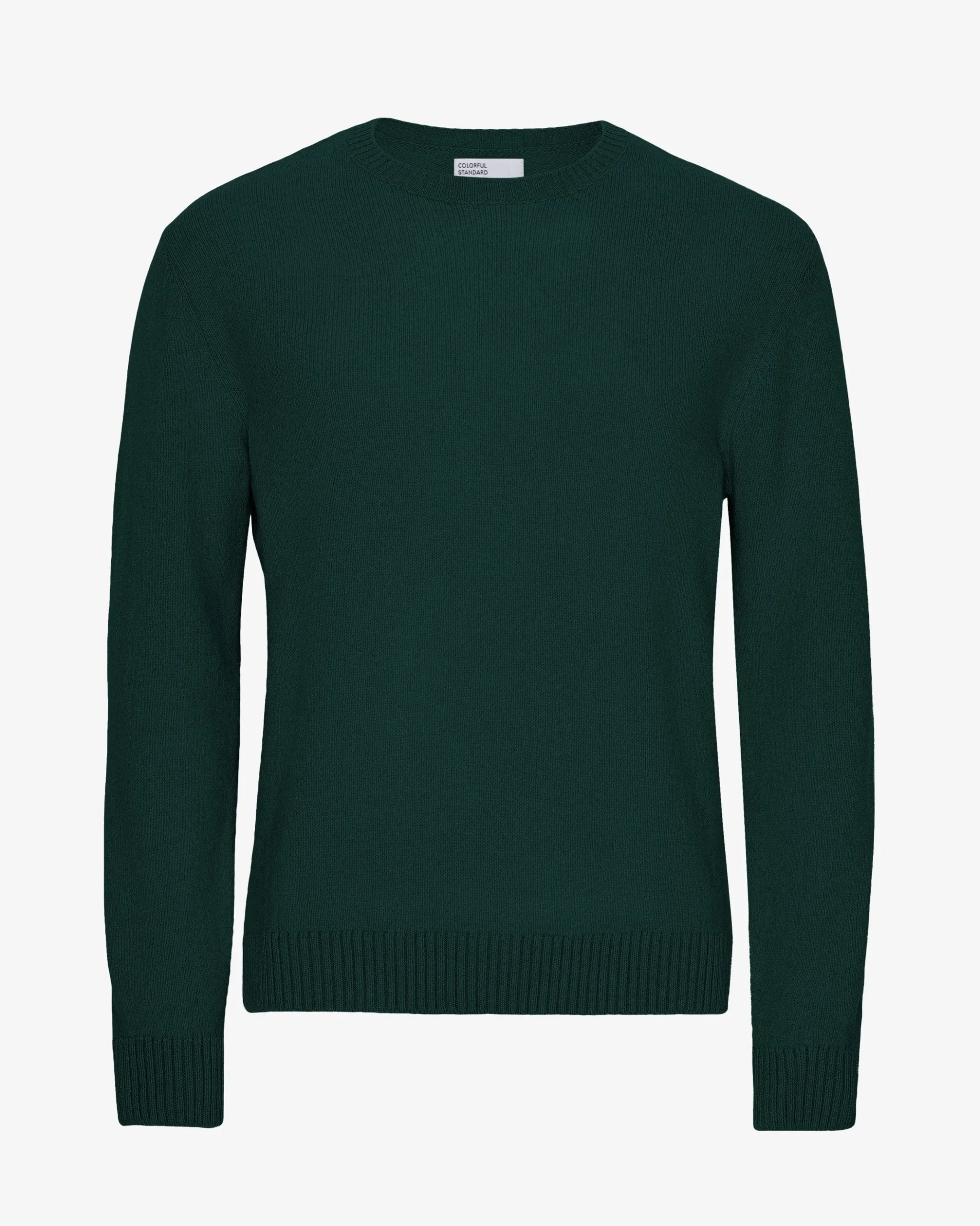 Classic Merino Wool Crew - Emerald Green