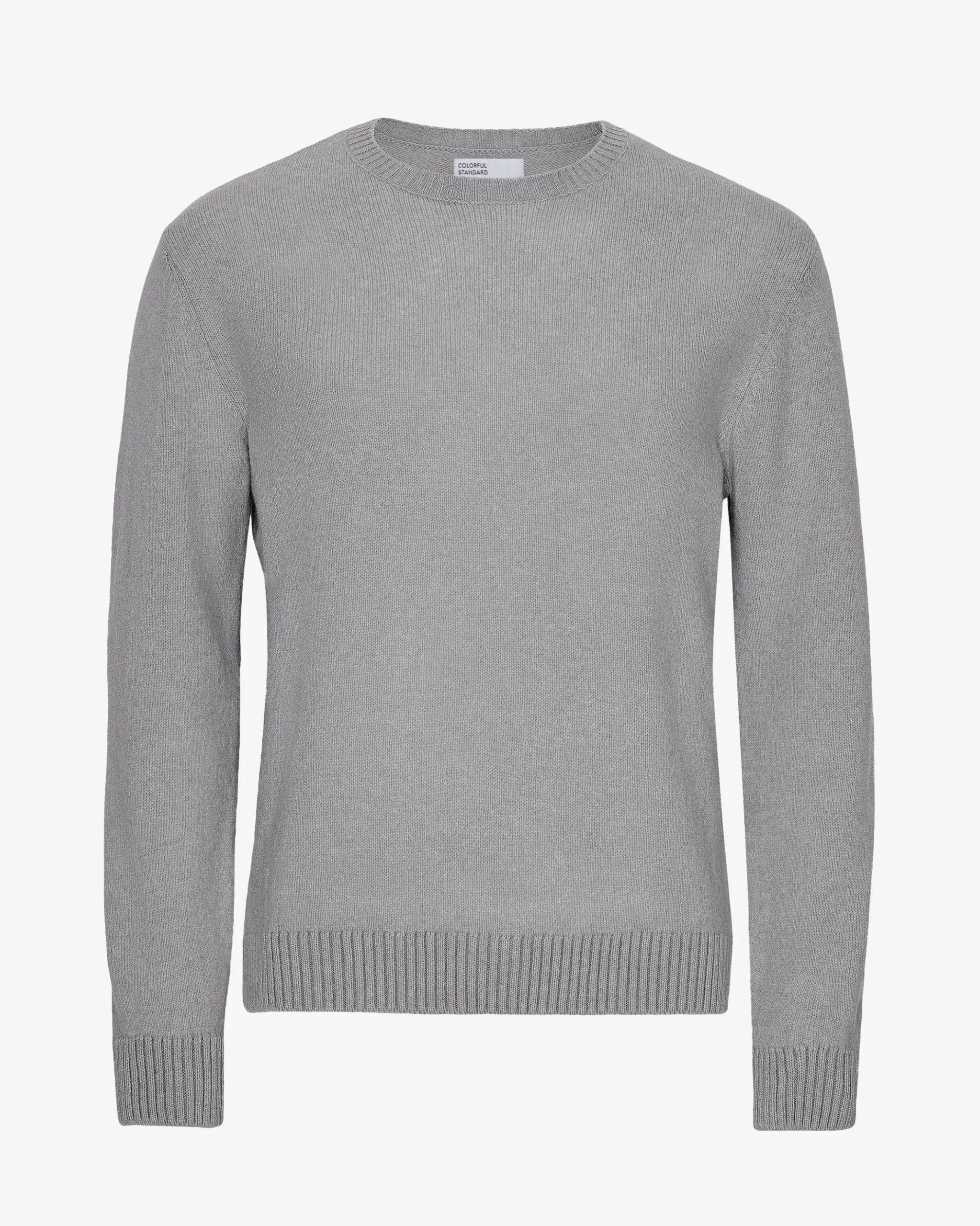 Classic Merino Wool Crew - Heather Grey