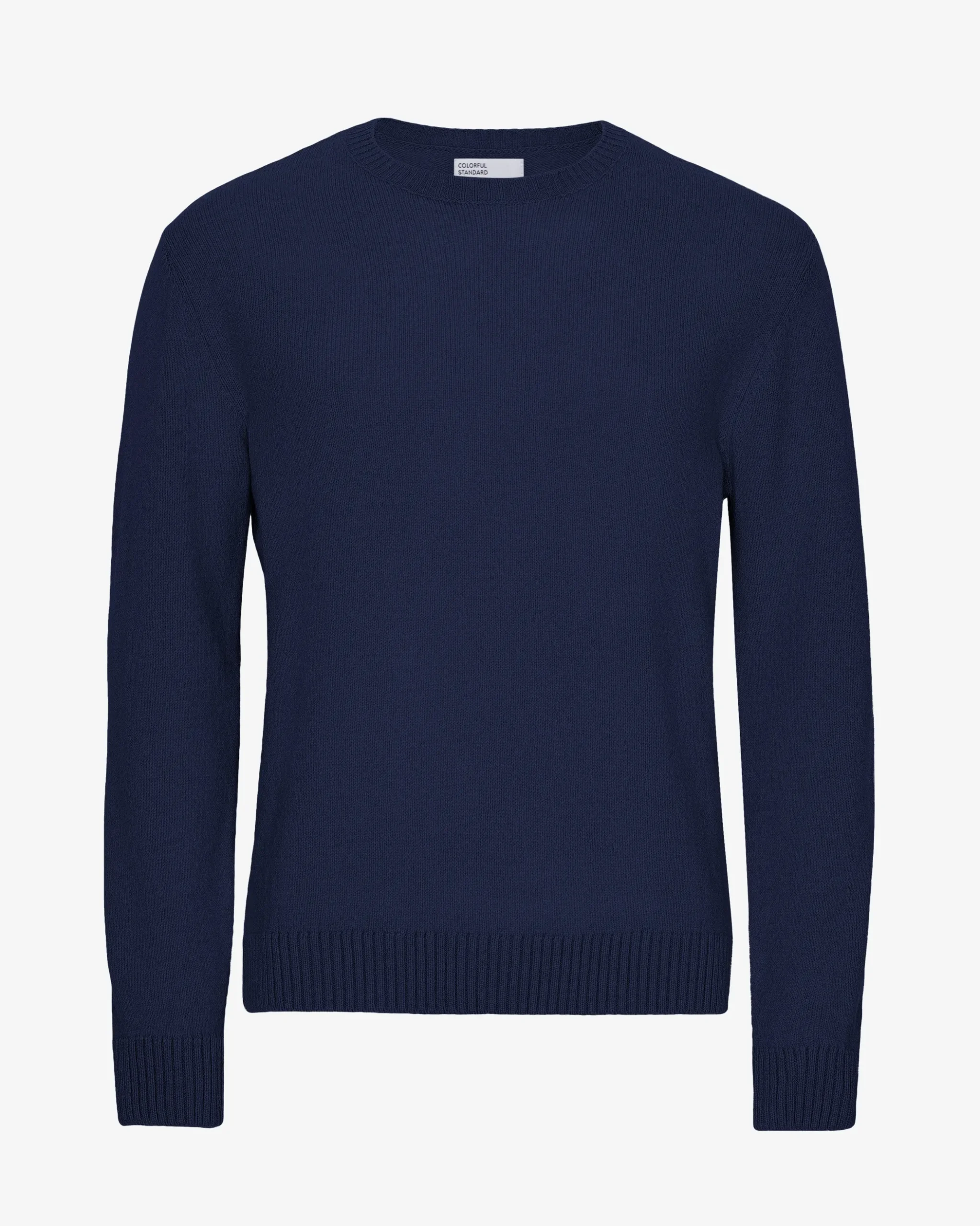 Classic Merino Wool Crew - Marine Blue