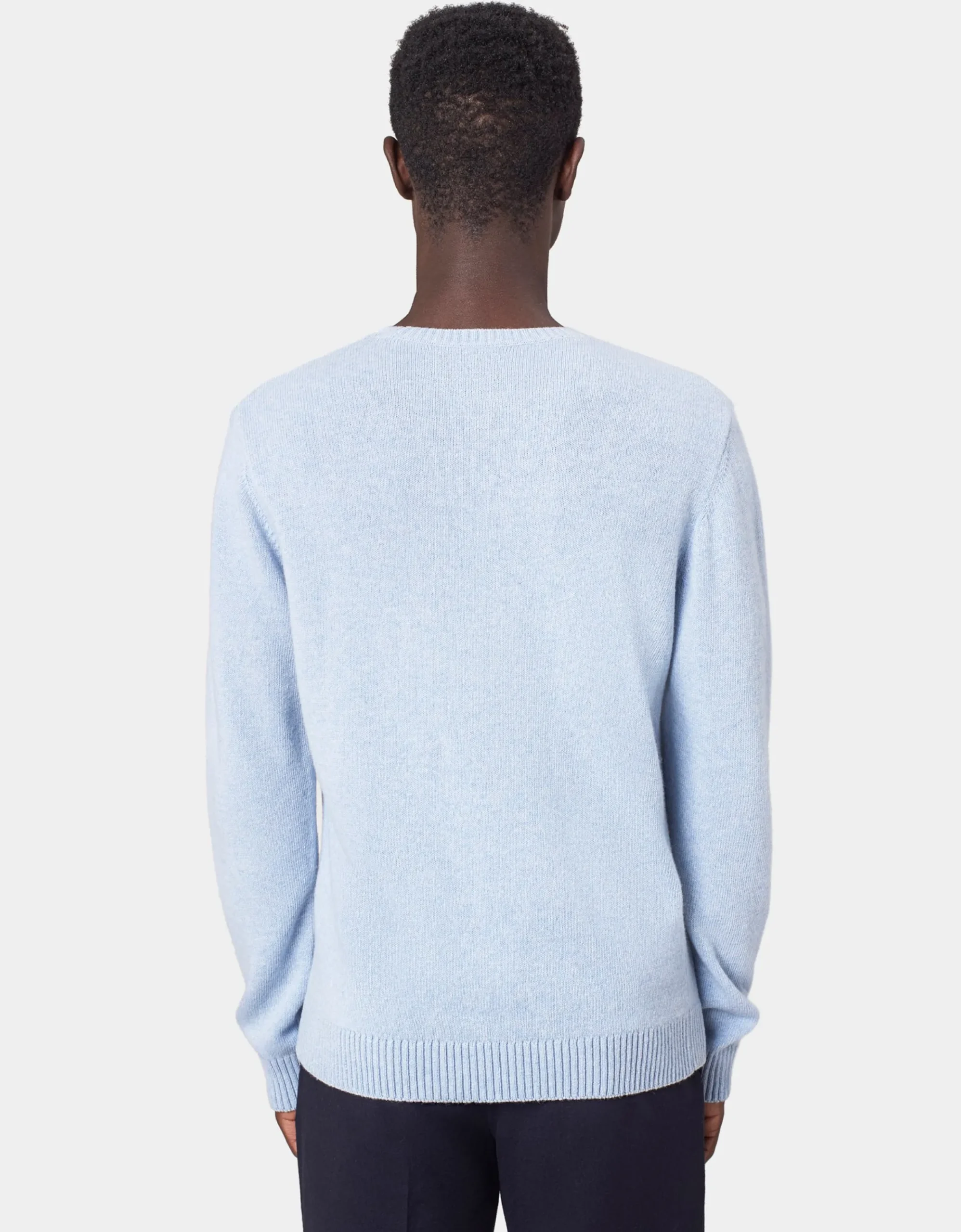 Classic Merino Wool Crew - Warm Taupe