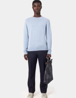 Classic Merino Wool Crew - Warm Taupe