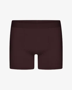 Classic Organic Boxer Briefs - Oxblood Red