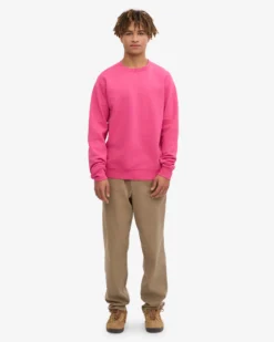 Classic Organic Crew - Bubblegum Pink