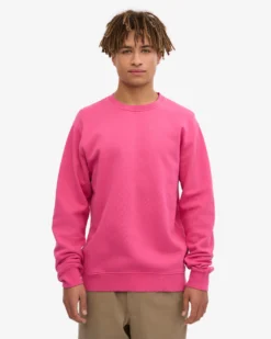 Classic Organic Crew - Bubblegum Pink