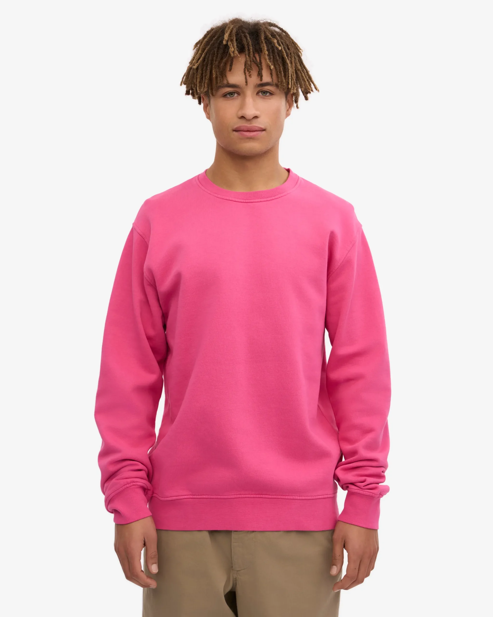 Classic Organic Crew - Bubblegum Pink