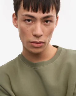 Classic Organic Crew - Dusty Olive