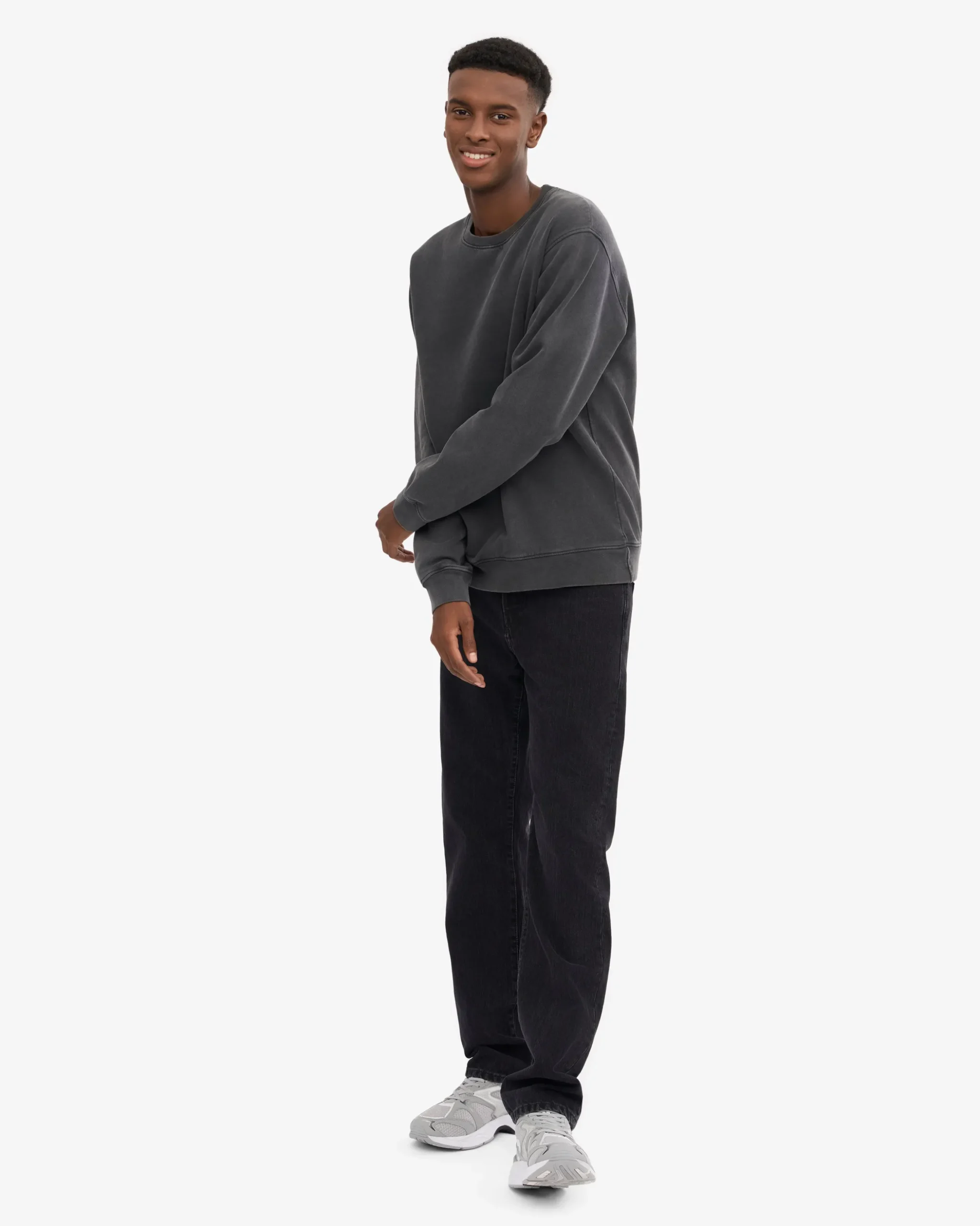 Classic Organic Crew - Faded Black
