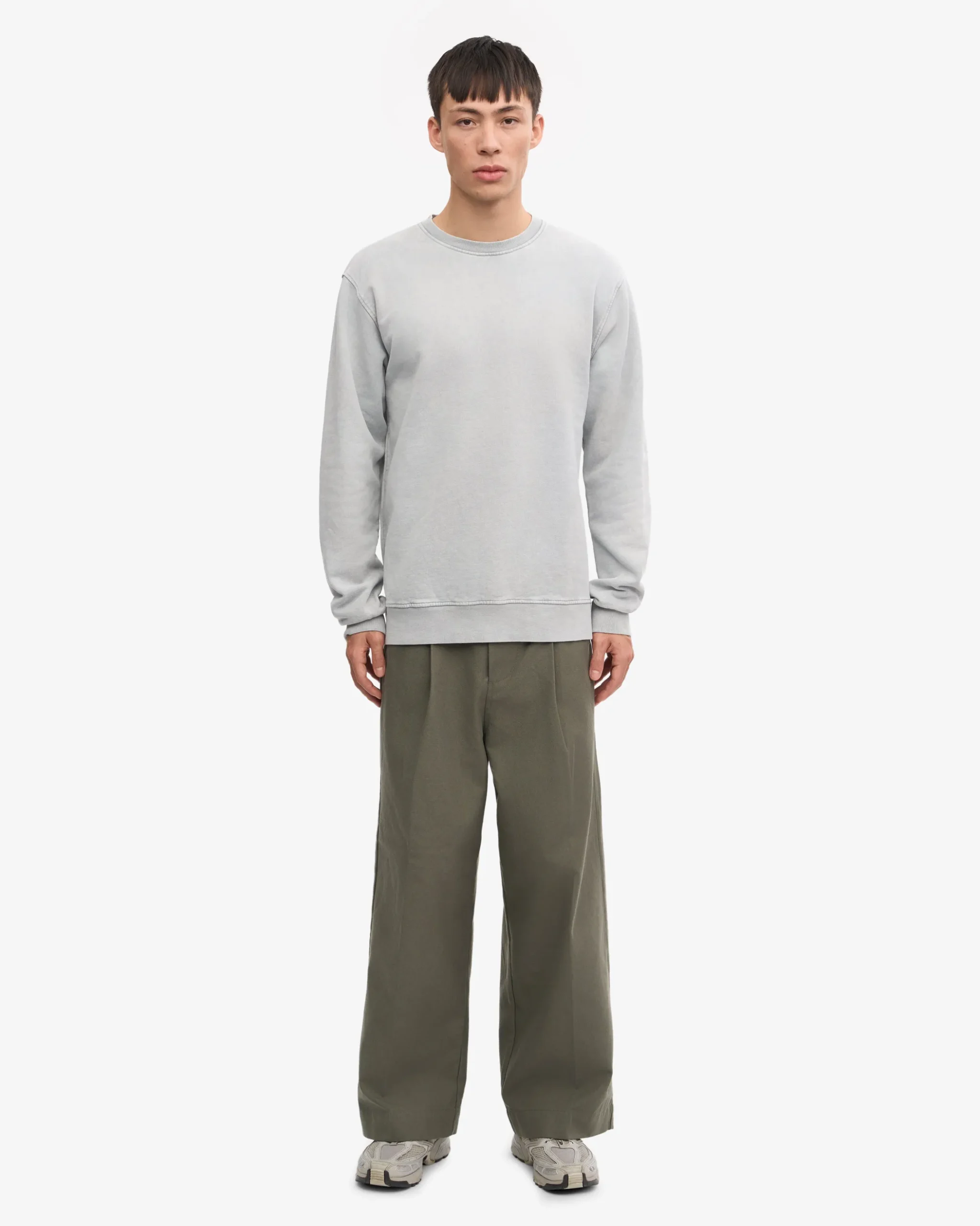 Classic Organic Crew - Faded Grey