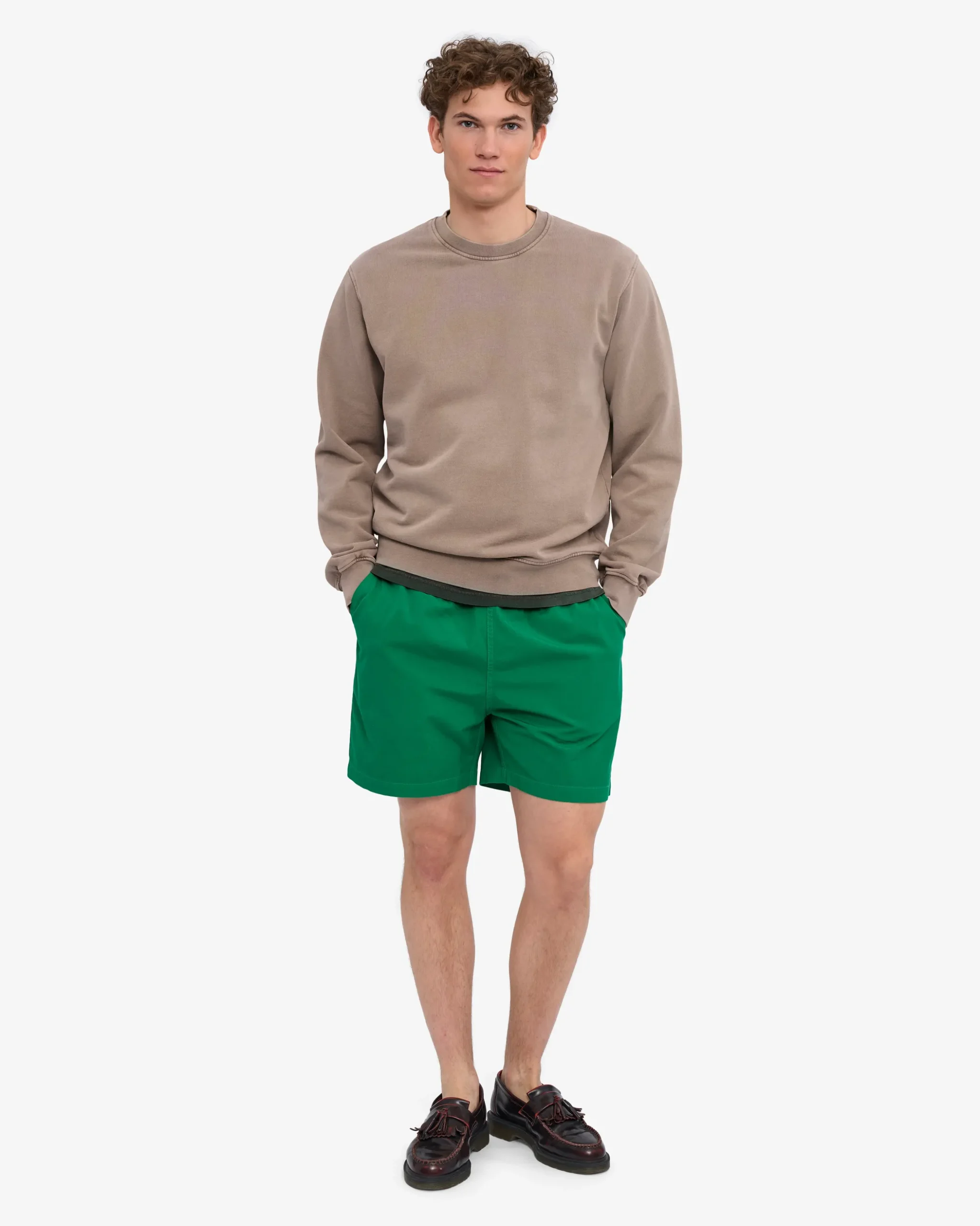 Classic Organic Crew - Faded Khaki