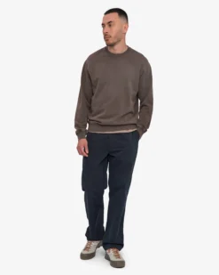 Classic Organic Crew - Faded Mud
