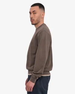 Classic Organic Crew - Faded Mud