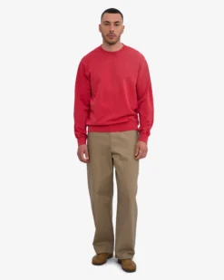 Classic Organic Crew - Faded Red