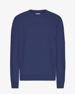 Classic Organic Crew - Marine Blue