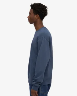 Classic Organic Crew - Petrol Blue