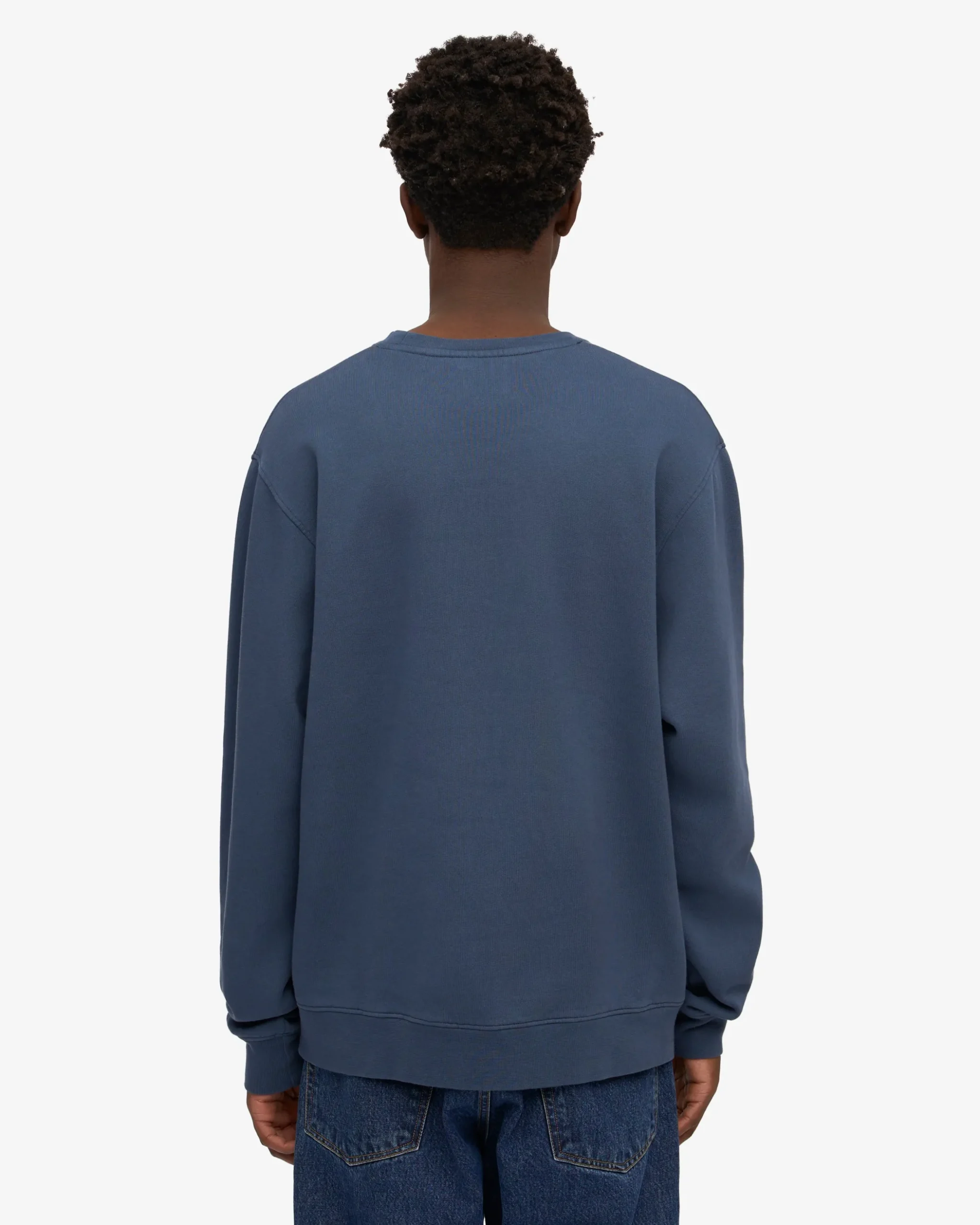 Classic Organic Crew - Petrol Blue