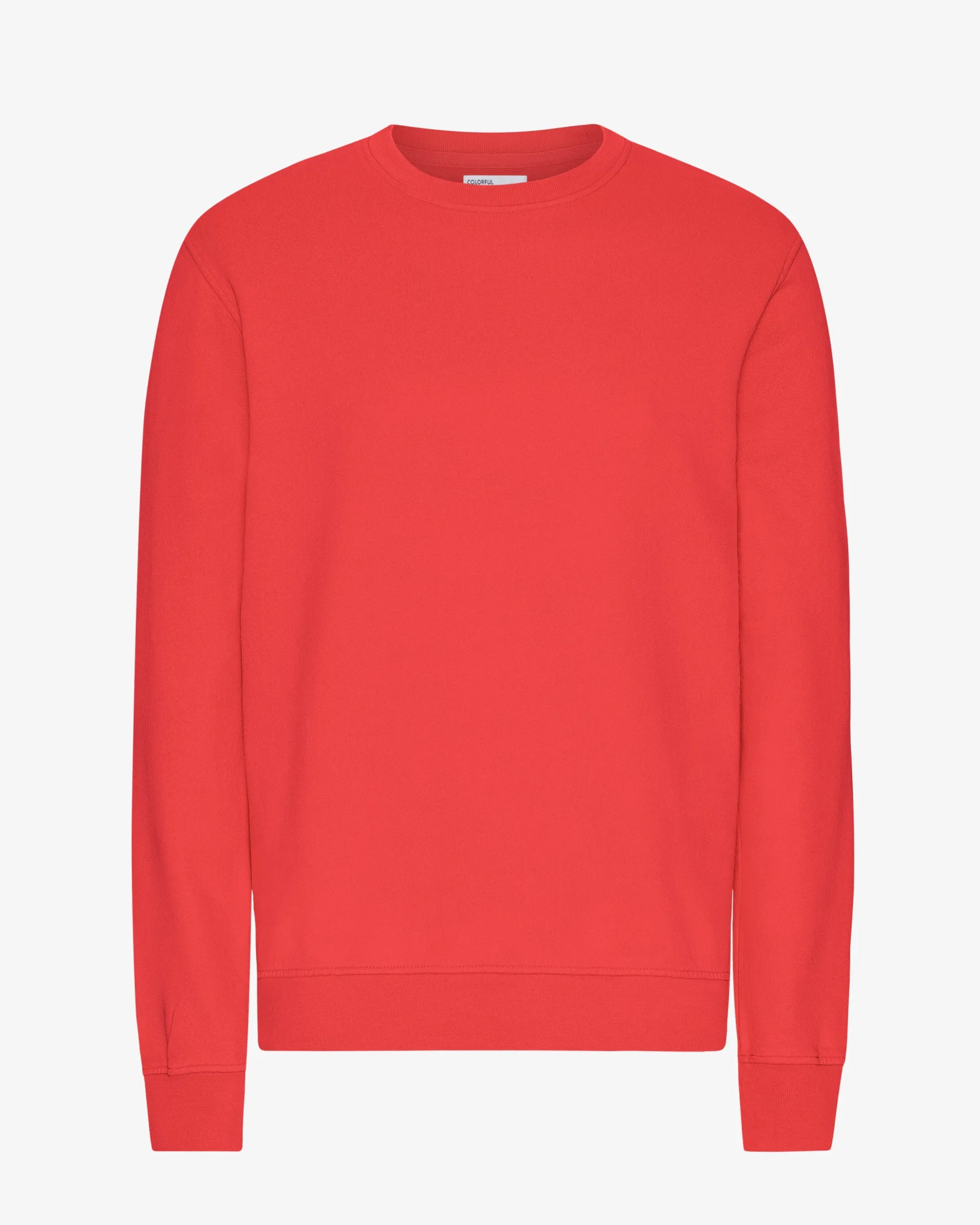 Classic Organic Crew - Red Tangerine