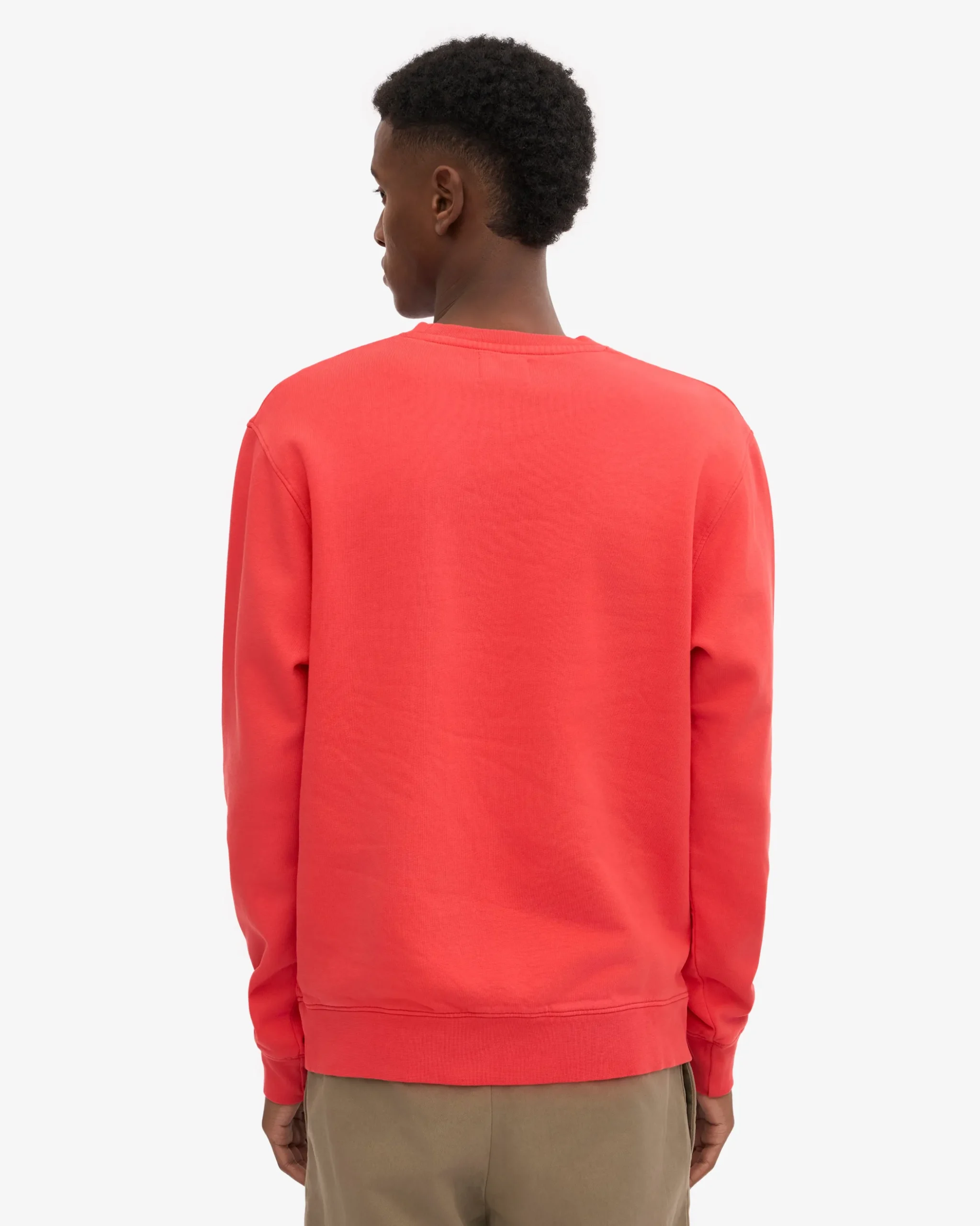 Classic Organic Crew - Red Tangerine