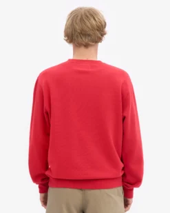 Classic Organic Crew - Scarlet Red