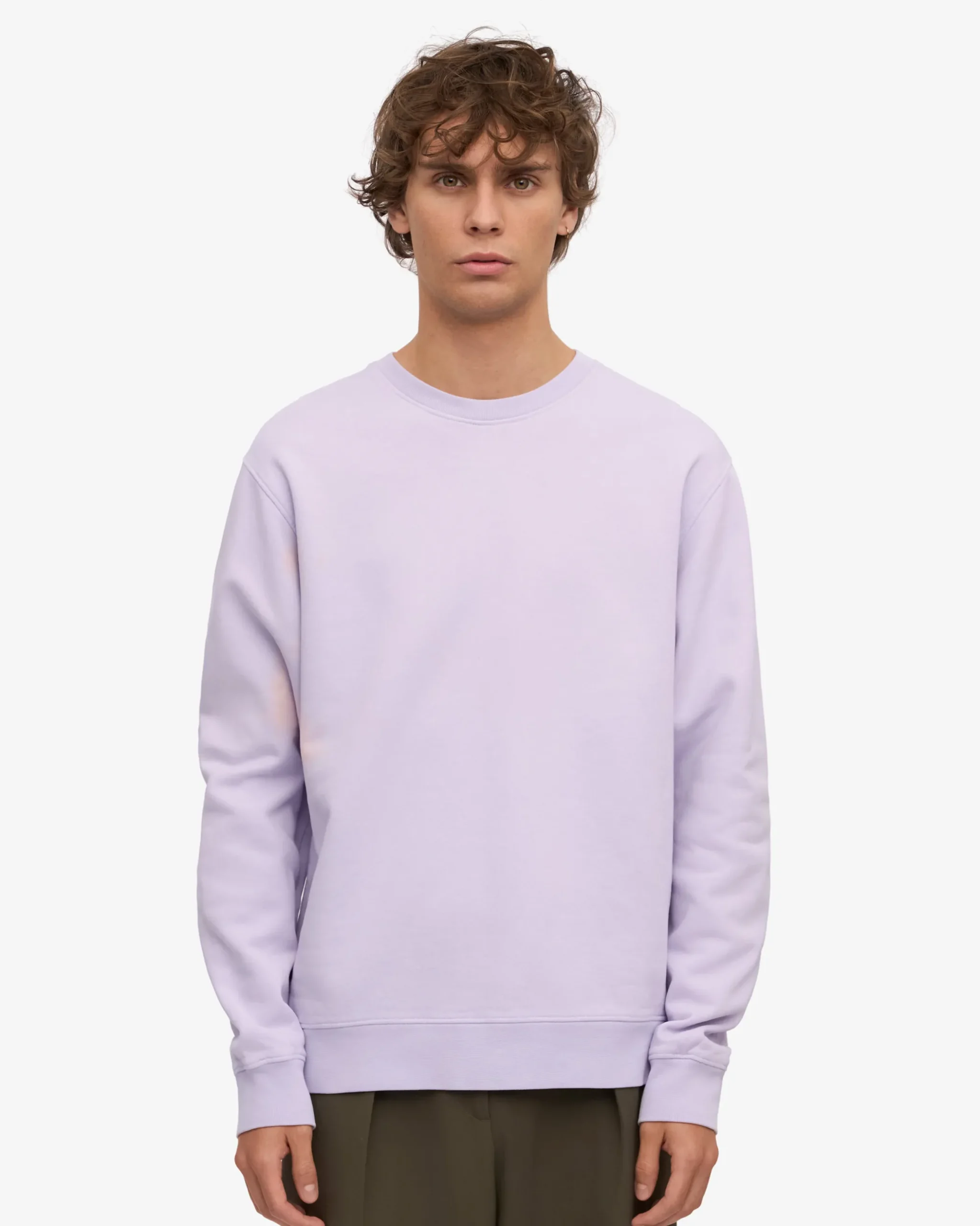 Classic Organic Crew - Soft Lavender
