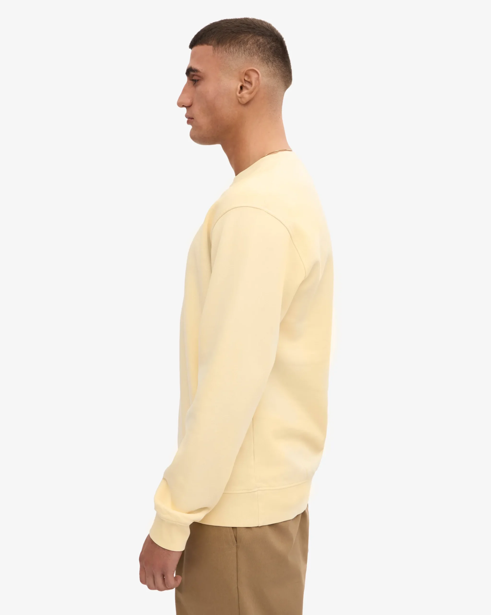Classic Organic Crew - Soft Yellow