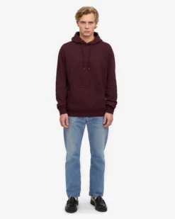 Classic Organic Hood - Oxblood Red