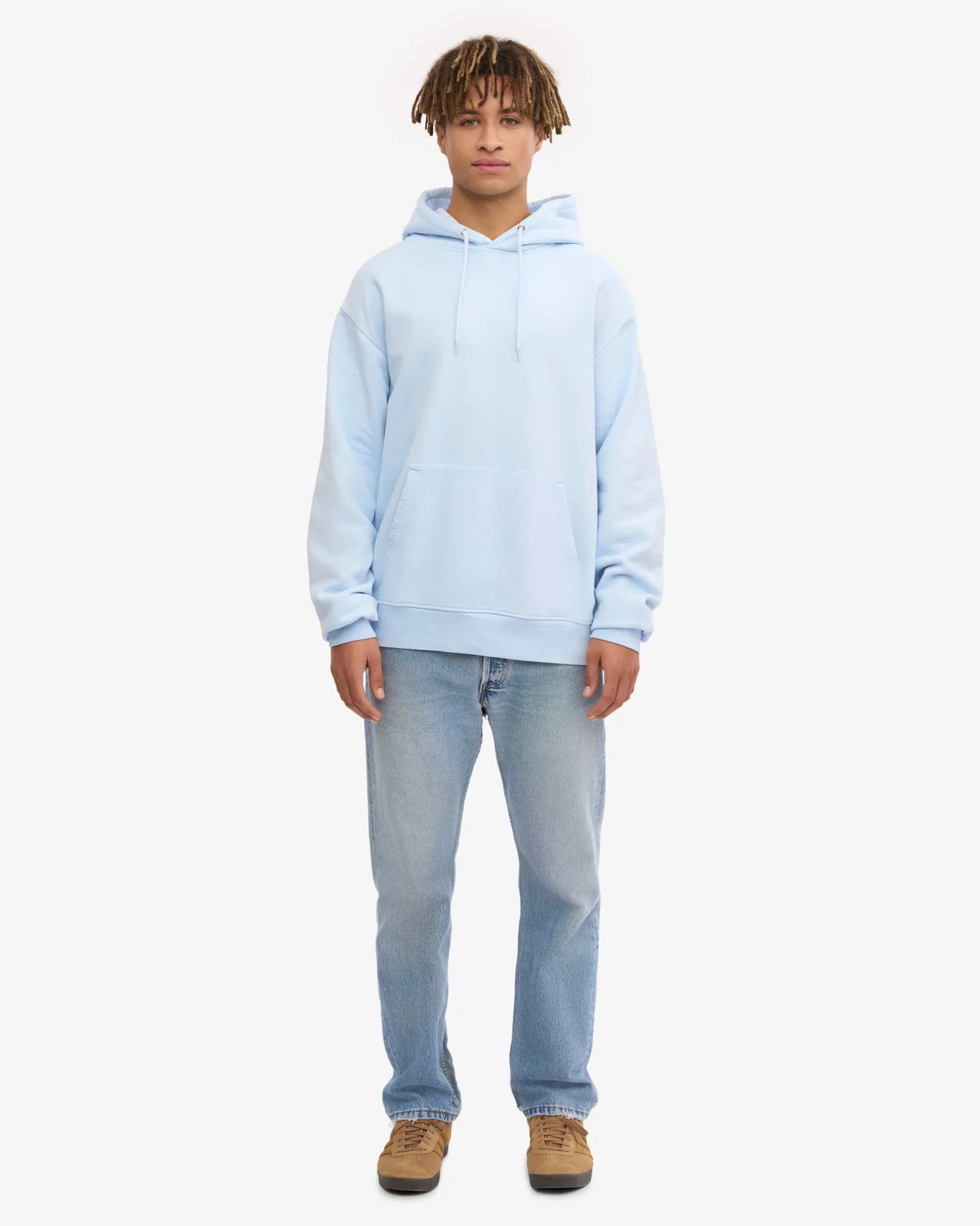 Classic Organic Hood - Polar Blue