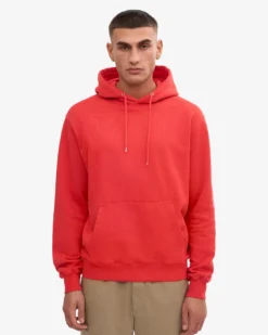 Classic Organic Hood - Red Tangerine