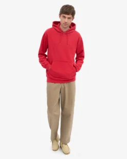 Classic Organic Hood - Scarlet Red
