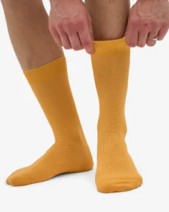 Classic Organic Sock - Burned Yellow