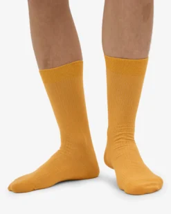 Classic Organic Sock - Burned Yellow (3-Pack)