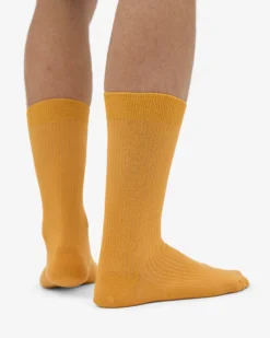 Classic Organic Sock - Burned Yellow (3-Pack)