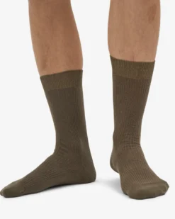 Classic Organic Sock - Dusty Olive (3-Pack)