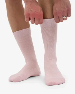 Classic Organic Sock - Faded Pink
