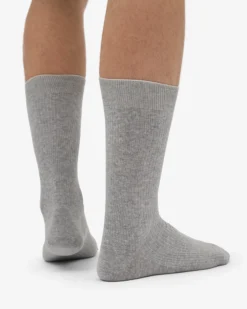 Classic Organic Sock - Heather Grey (3-Pack)