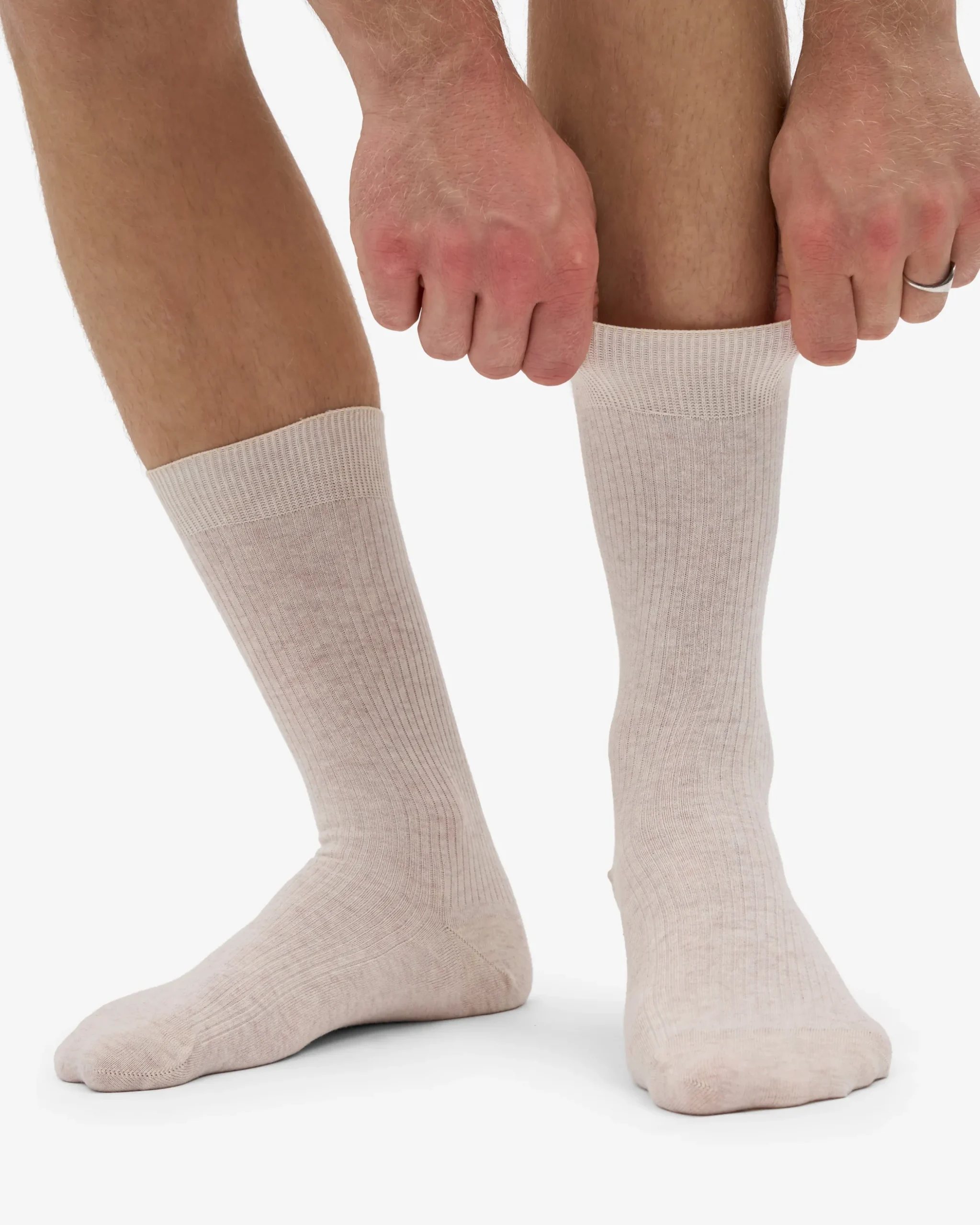 Classic Organic Sock - Ivory White (3-Pack)