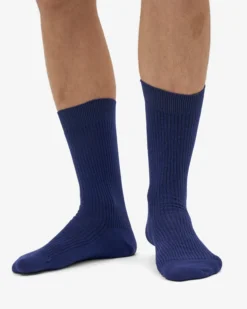 Classic Organic Sock - Marine Blue (3-Pack)