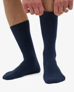 Classic Organic Sock - Navy Blue