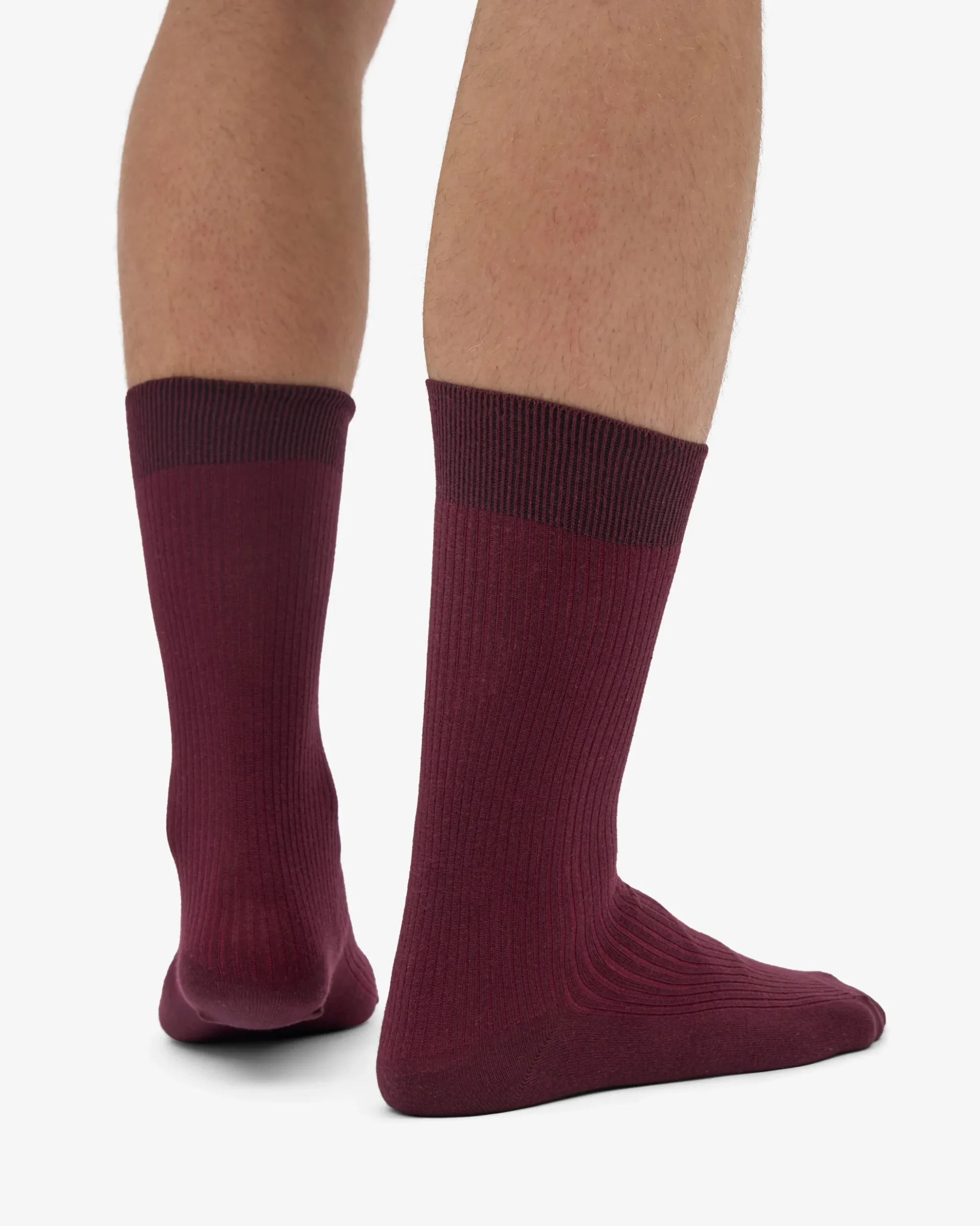 Classic Organic Sock - Oxblood Red (3-Pack)