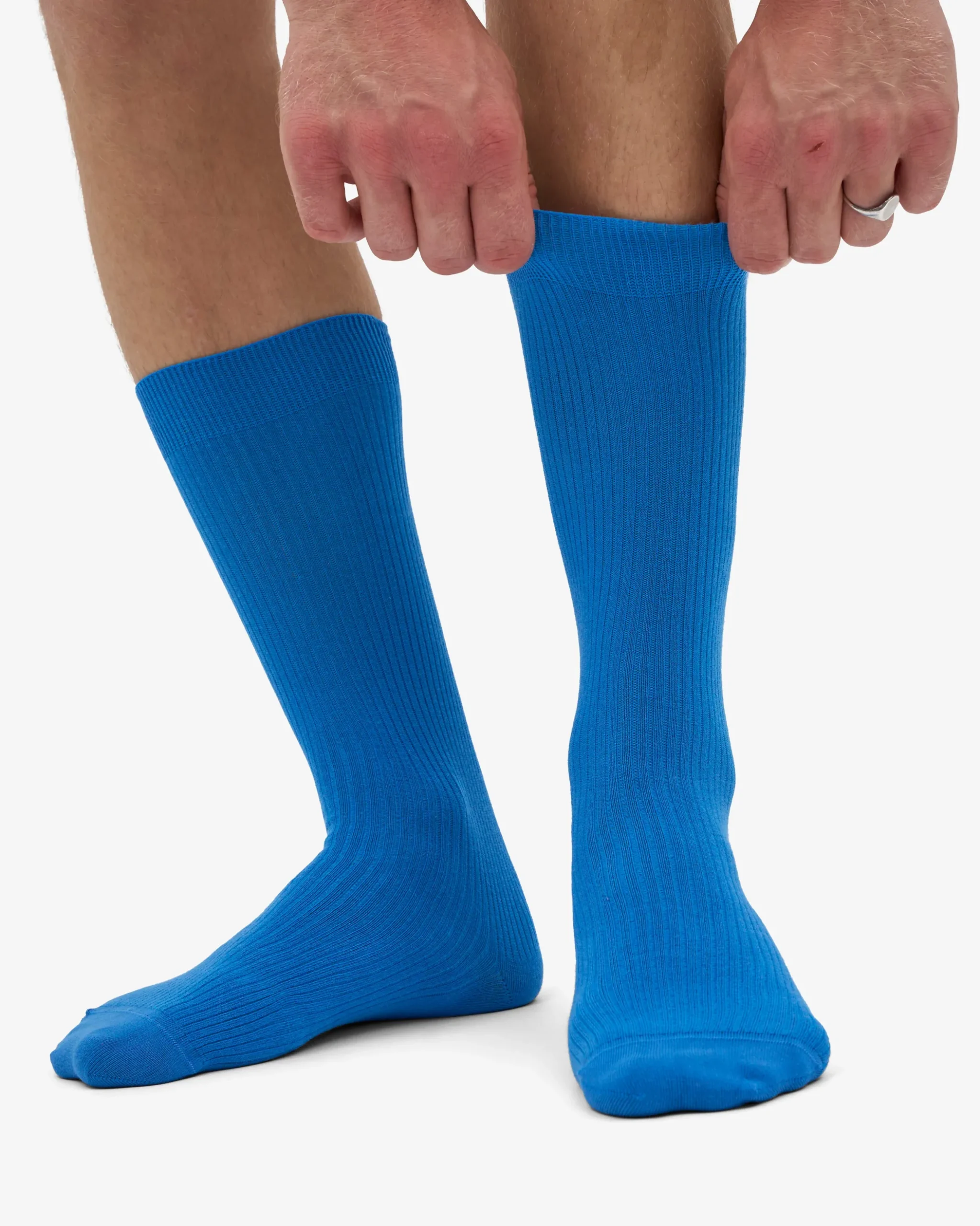 Classic Organic Sock - Pacific Blue (3-Pack)