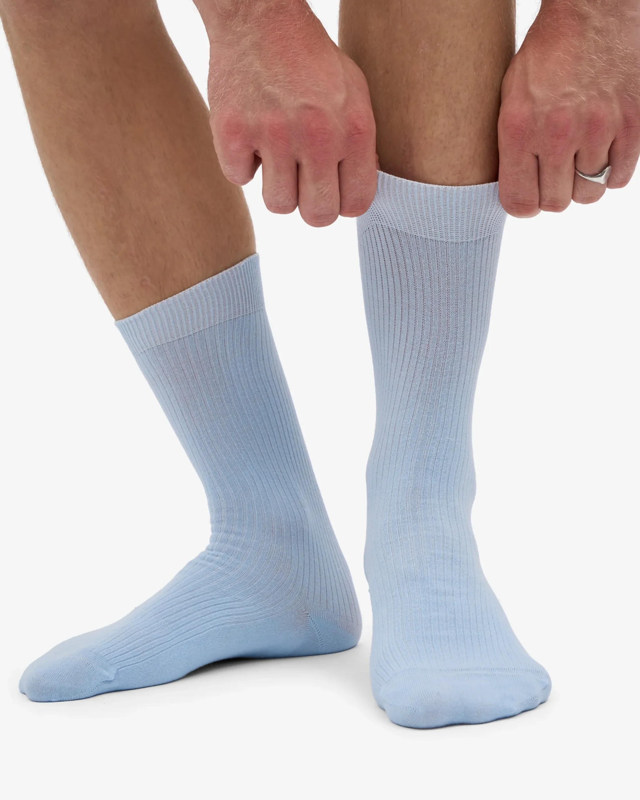 Classic Organic Sock - Polar Blue (3-Pack)