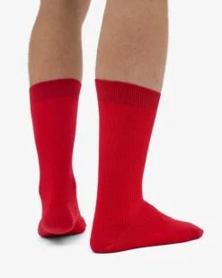 Classic Organic Sock - Scarlet Red