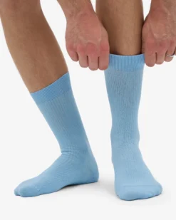 Classic Organic Sock - Seaside Blue (3-Pack)