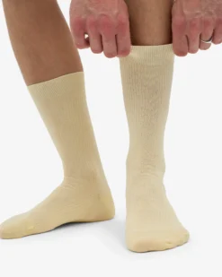 Classic Organic Sock - Soft Yellow