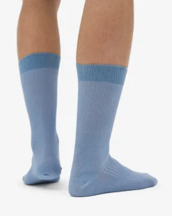 Classic Organic Sock - Steel Blue