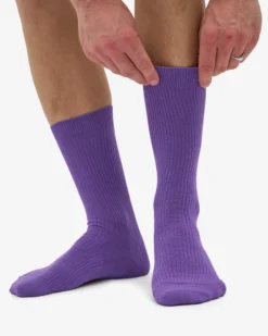 Classic Organic Sock - Ultra Violet