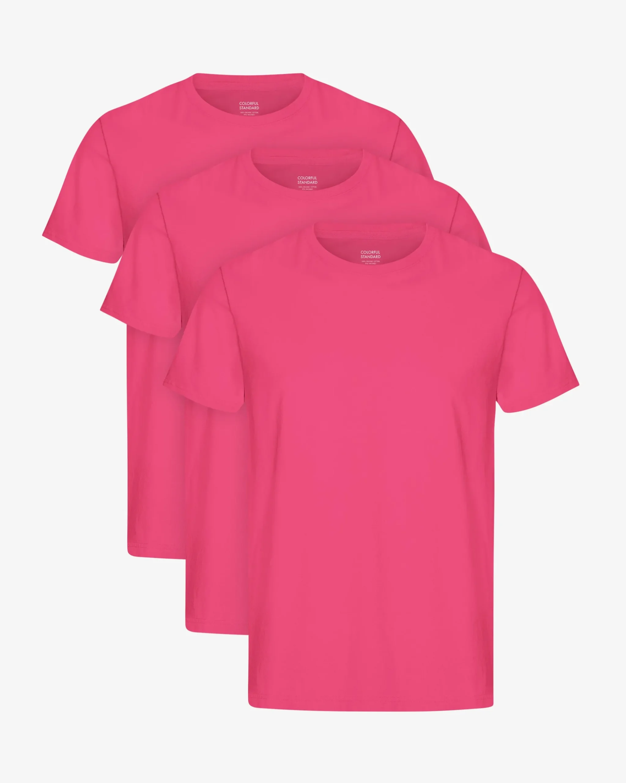 Classic Organic Tee - Bubblegum Pink (3-Pack)