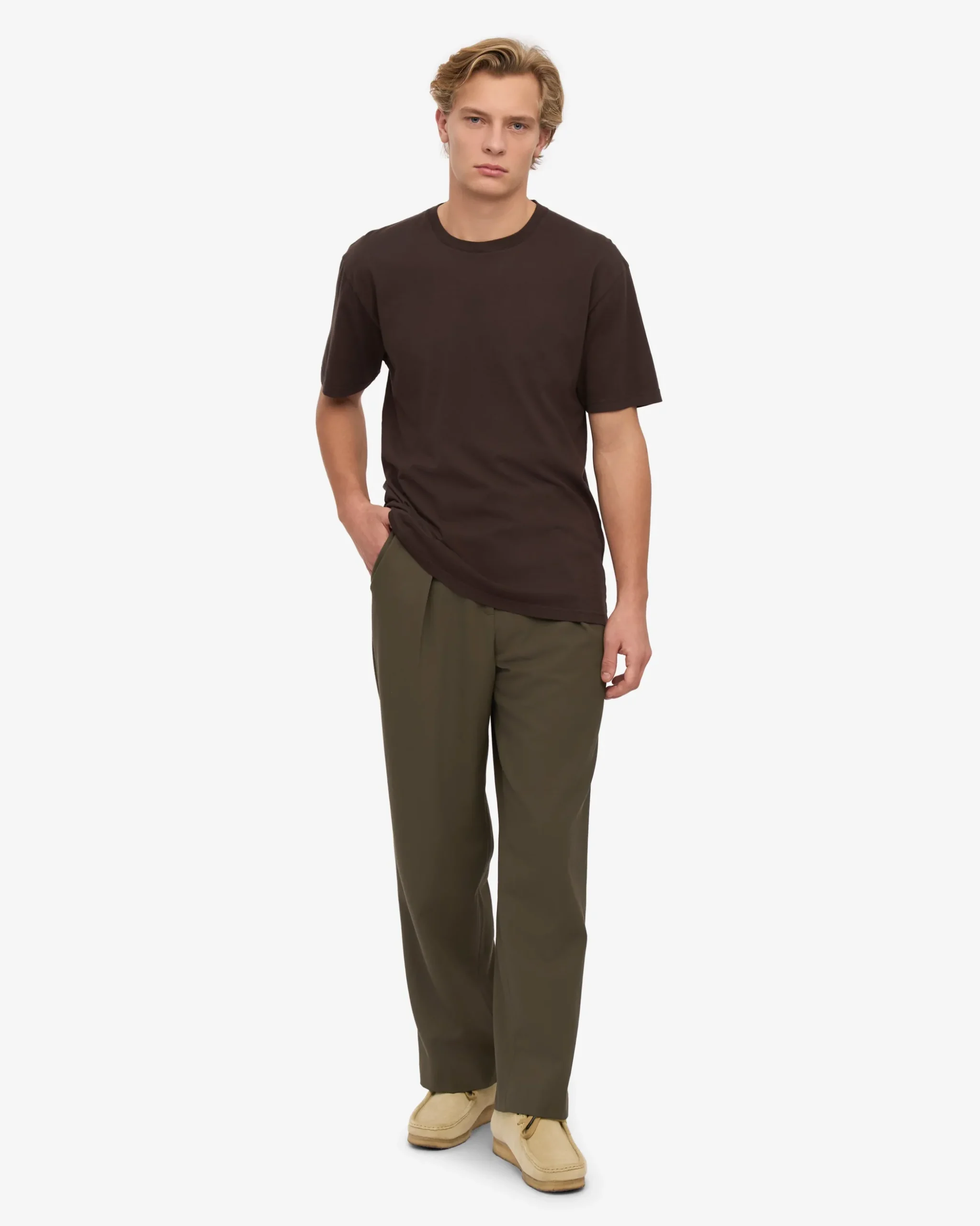 Classic Organic Tee - Coffee Brown