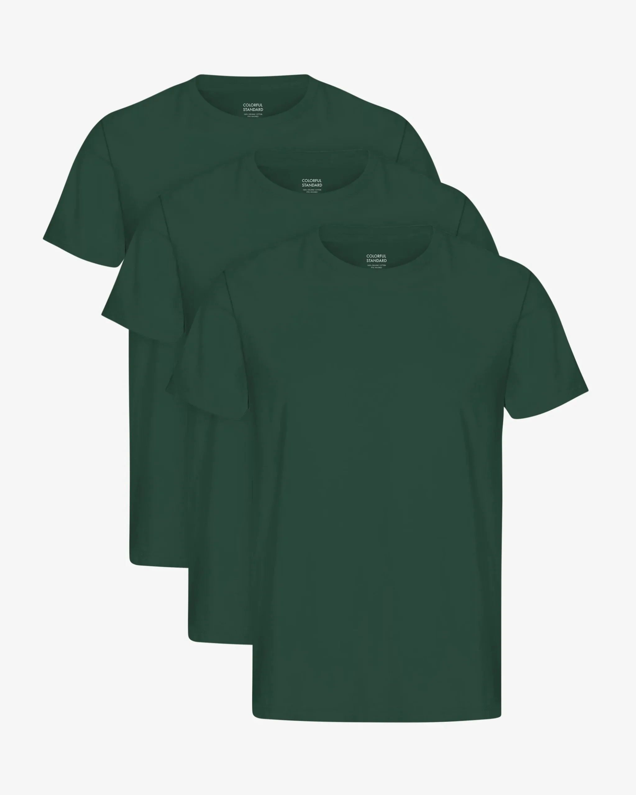 Classic Organic Tee - Emerald Green (3-Pack)